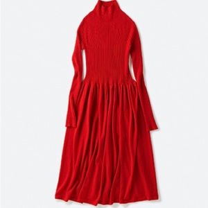 UNIQLO knit dress Size S Red
